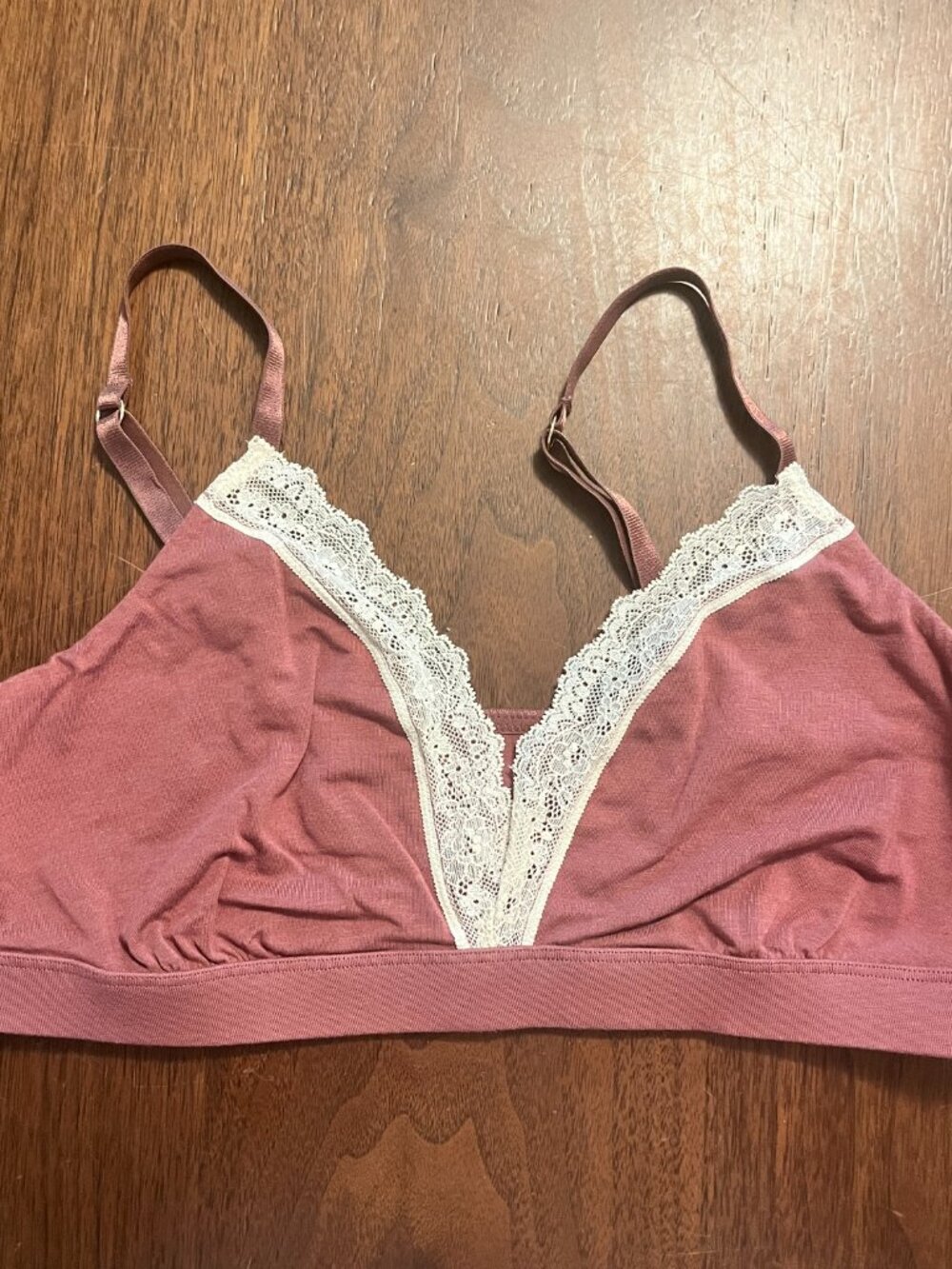 Third Love Wonderknit Lace Bralette Size Large